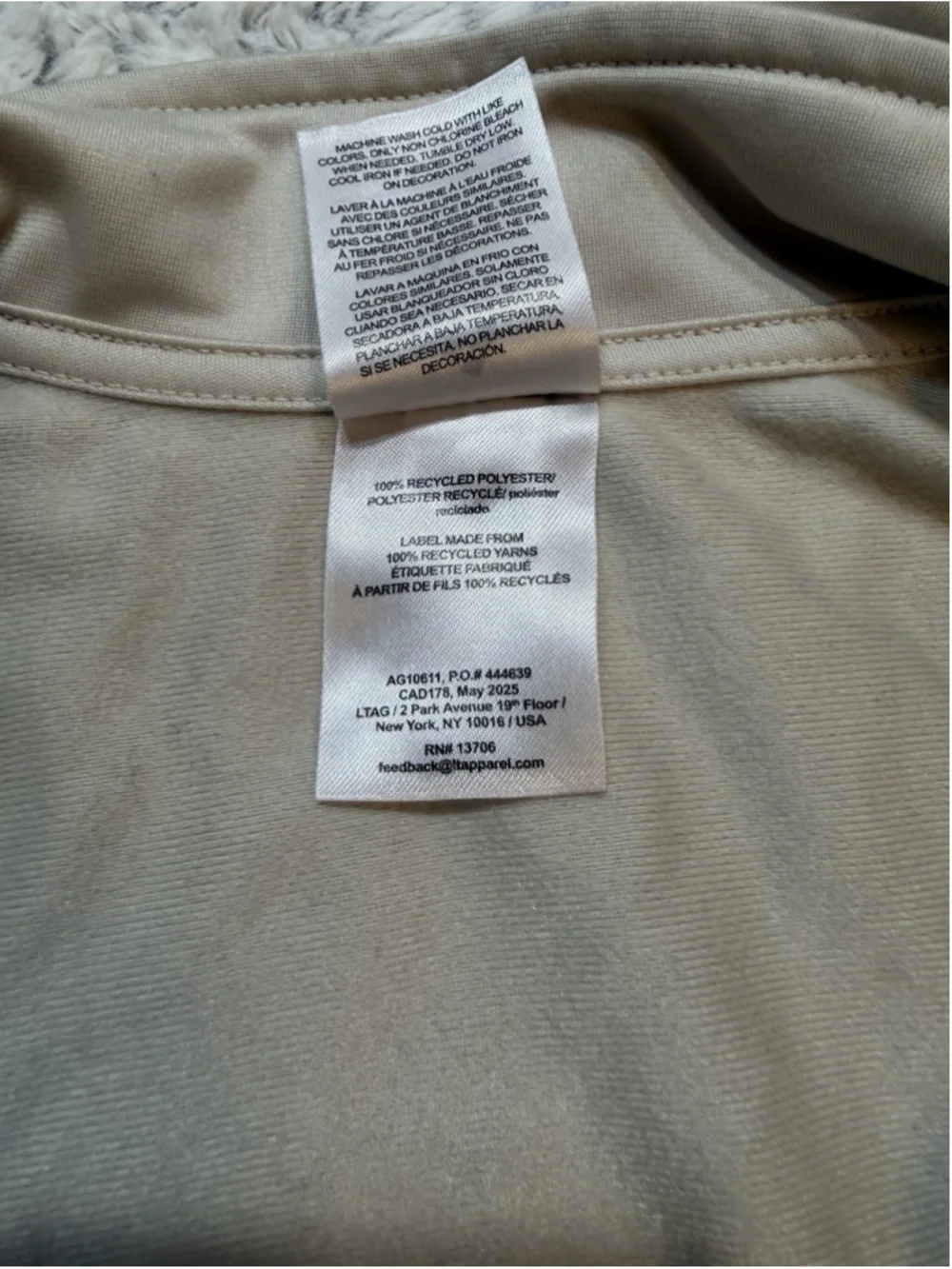 adidas Men's Beige/Black Striped Full-Zip Track Jacket Stand-Up Collar XL